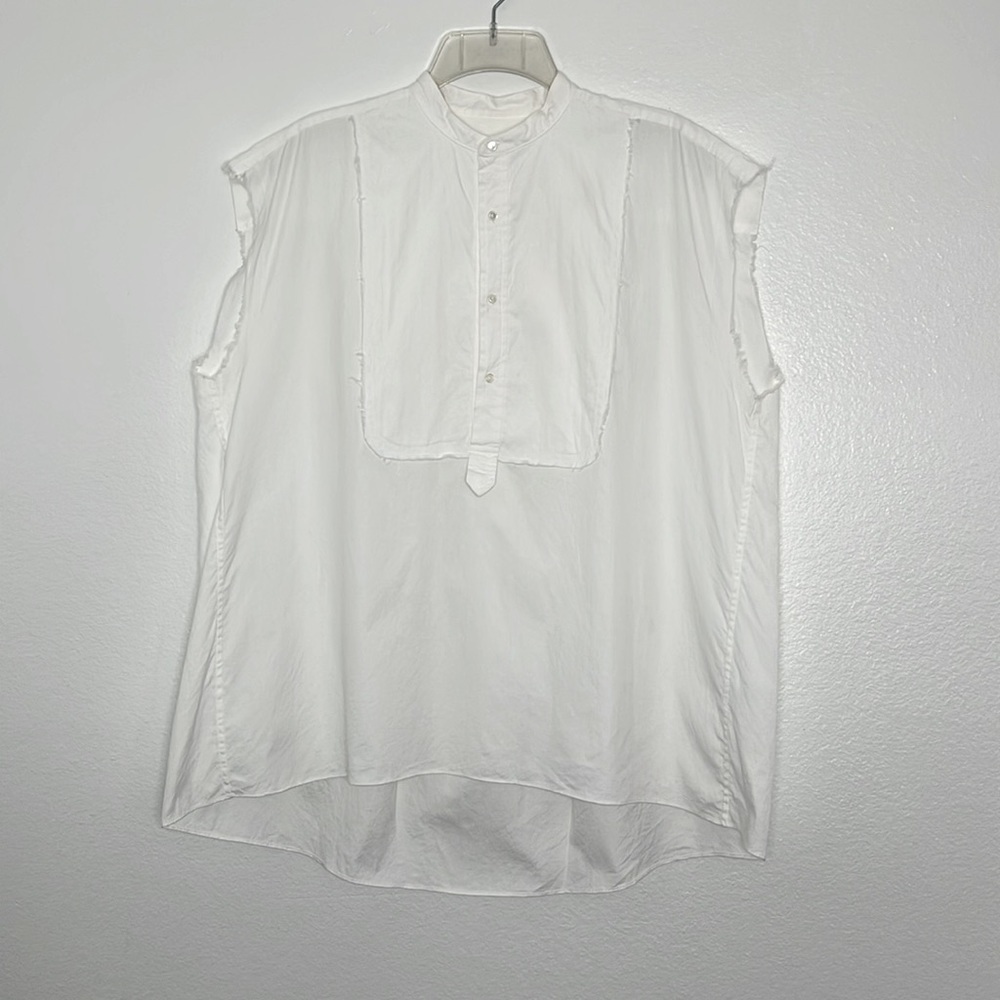 Nili Lotan White Sleeveless Tunic